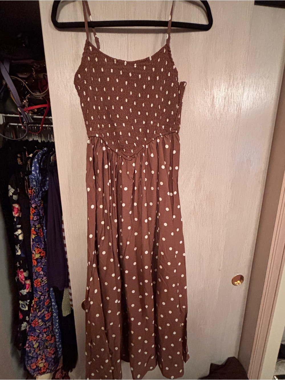 Blu Pepper Polka Dot Midi Dress - Picture 6 of 7